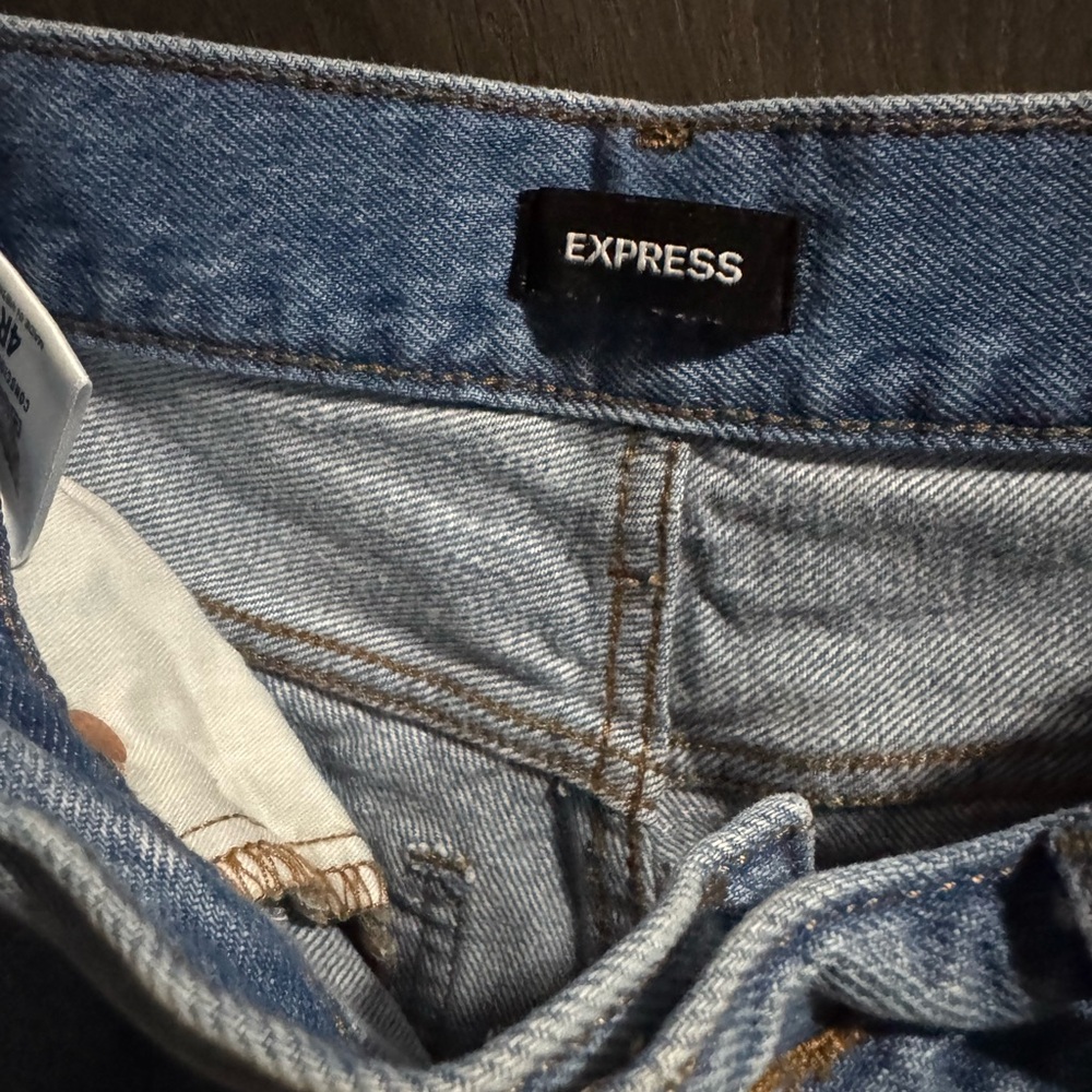 Express Light Blue Flare Jeans